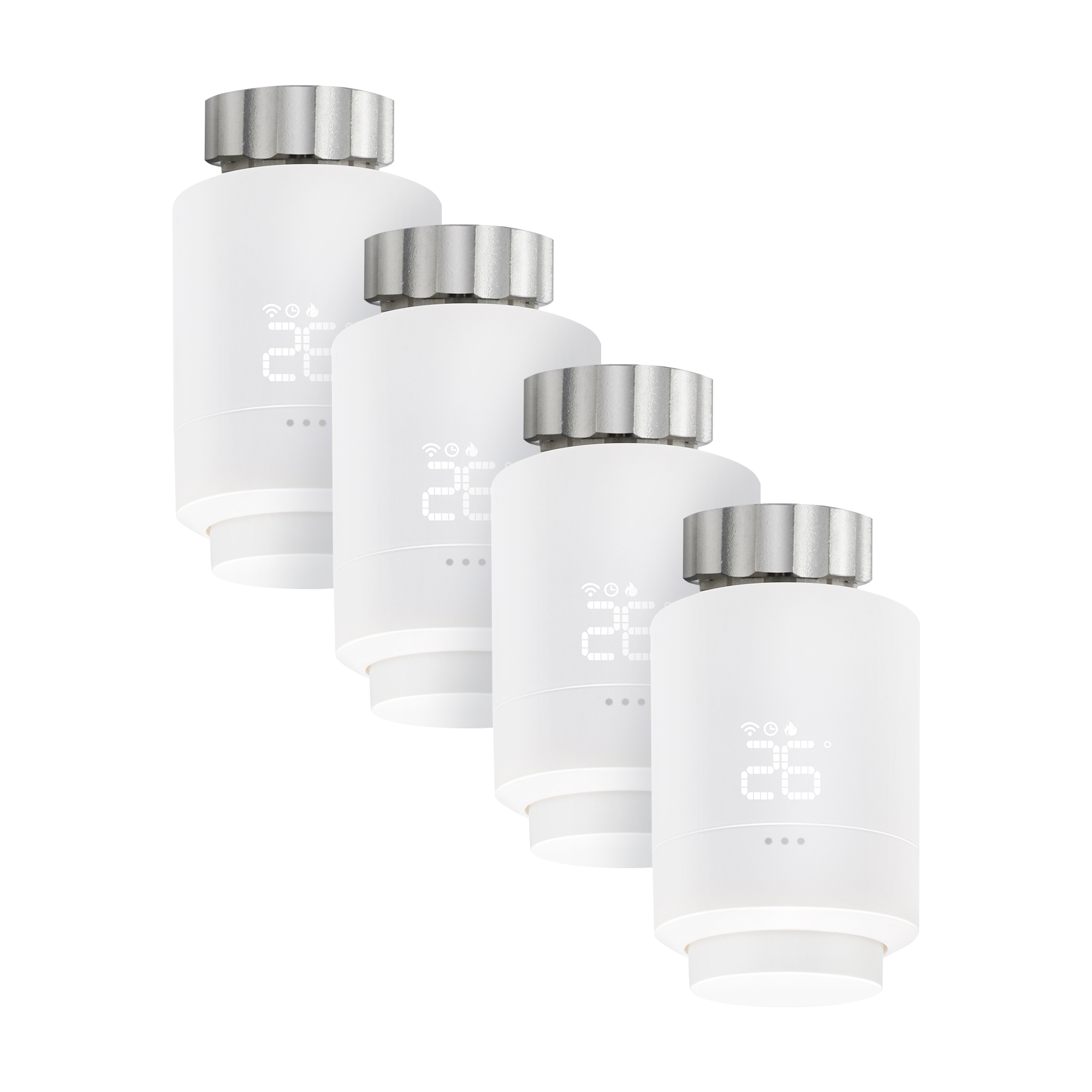 Bundle 4x Smartes Thermostat WT-1 – Zigbee®-Steuerung & Heizkostenersparnis
