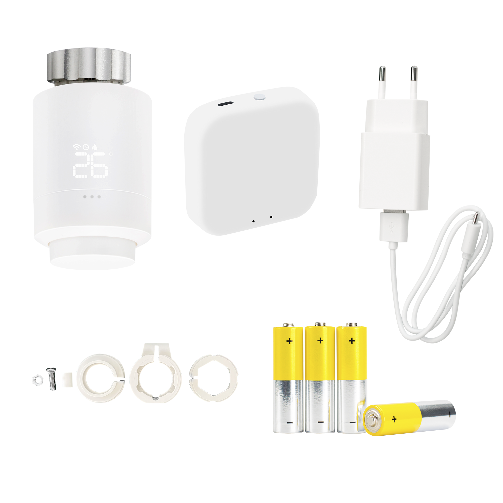 Smart Thermostat WT-1 + Gateway WT-2G – Efficient heating control with Zigbee®