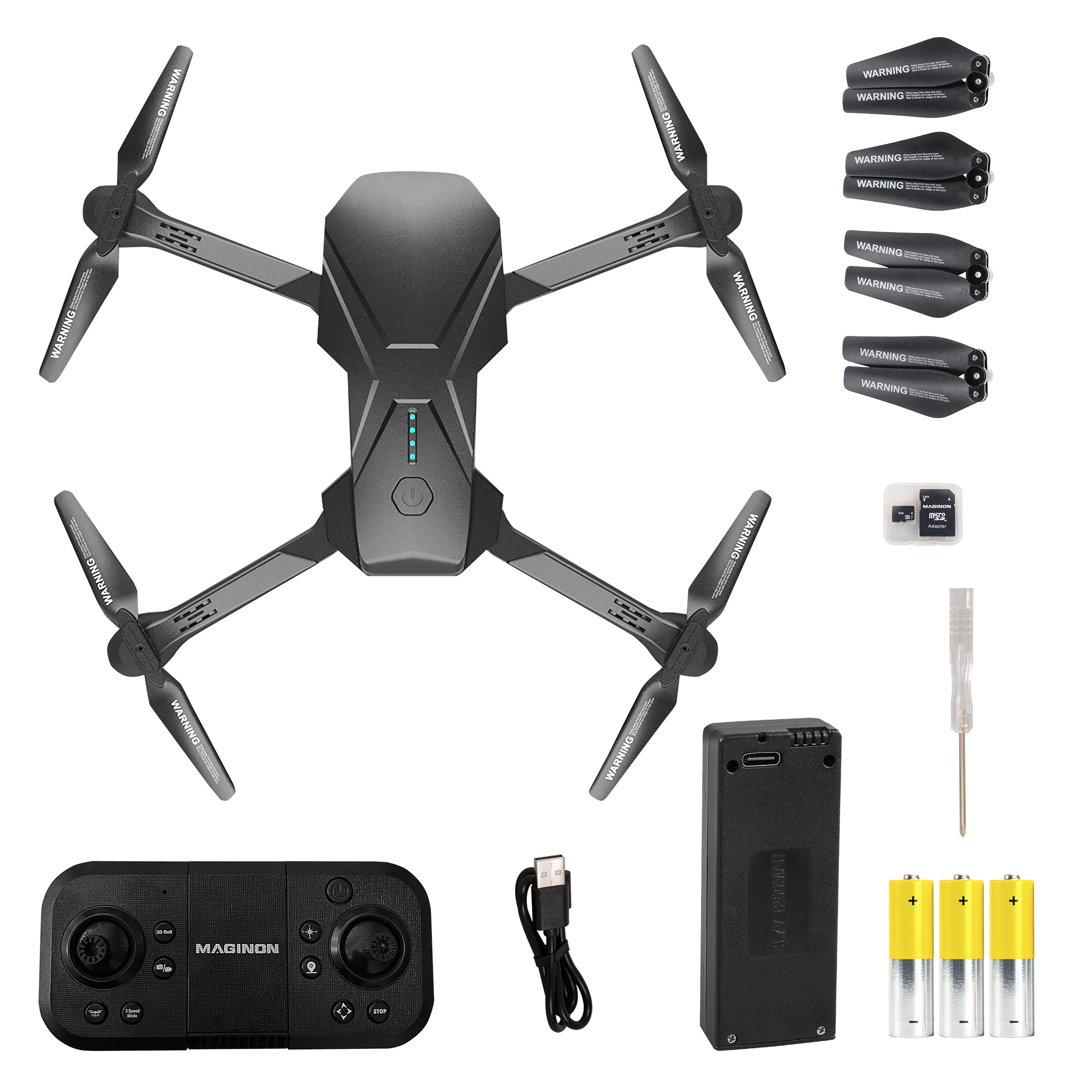 Quadrokopter QC-720SE WiFi – HD-Kamera, Kunstflug & Live-Übertragung
