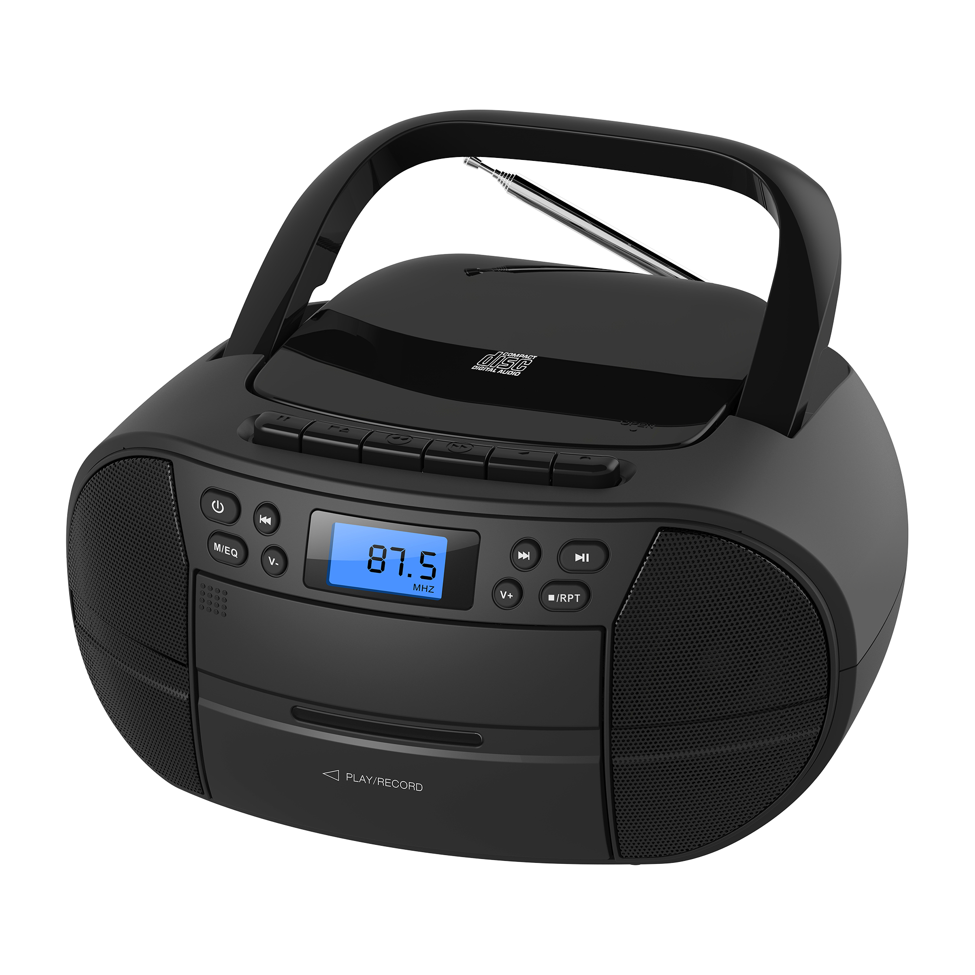 CD Boombox CB-1 – Versatile music system with CD, cassette, USB & radio