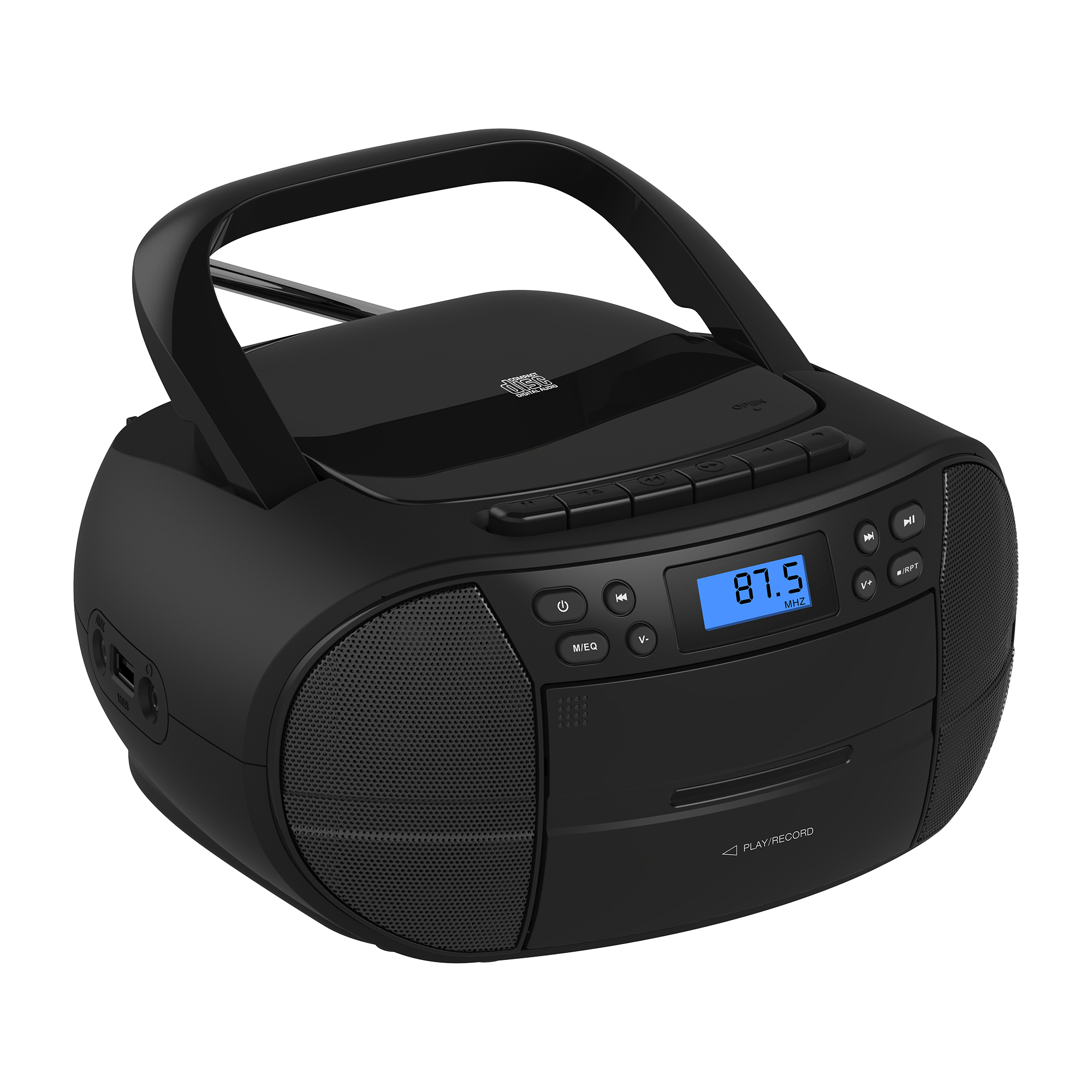 CD Boombox CB-1 – Versatile music system with CD, cassette, USB & radio
