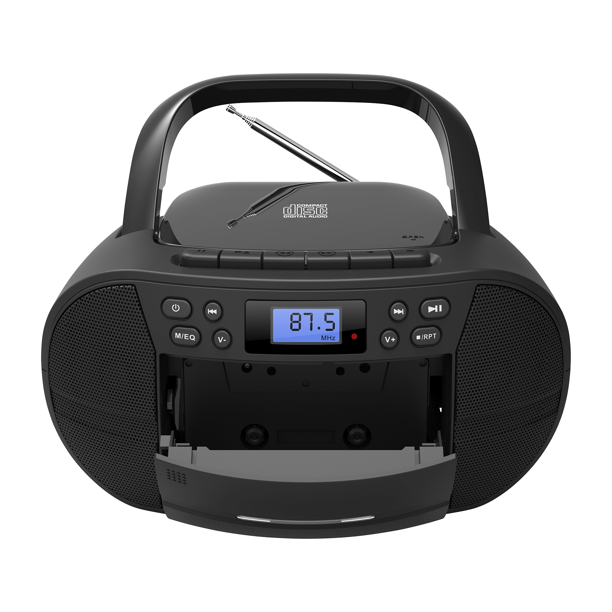 CD Boombox CB-1 – Versatile music system with CD, cassette, USB & radio