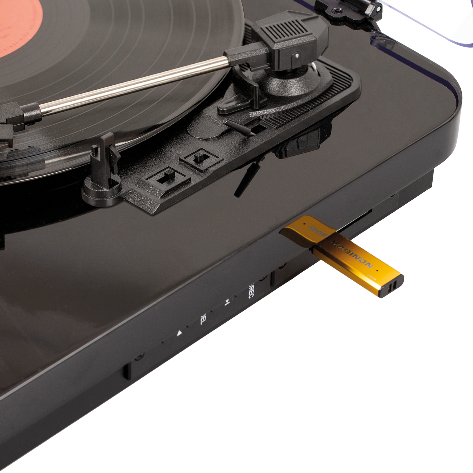 B-goods:record player HS-T08 - Brown