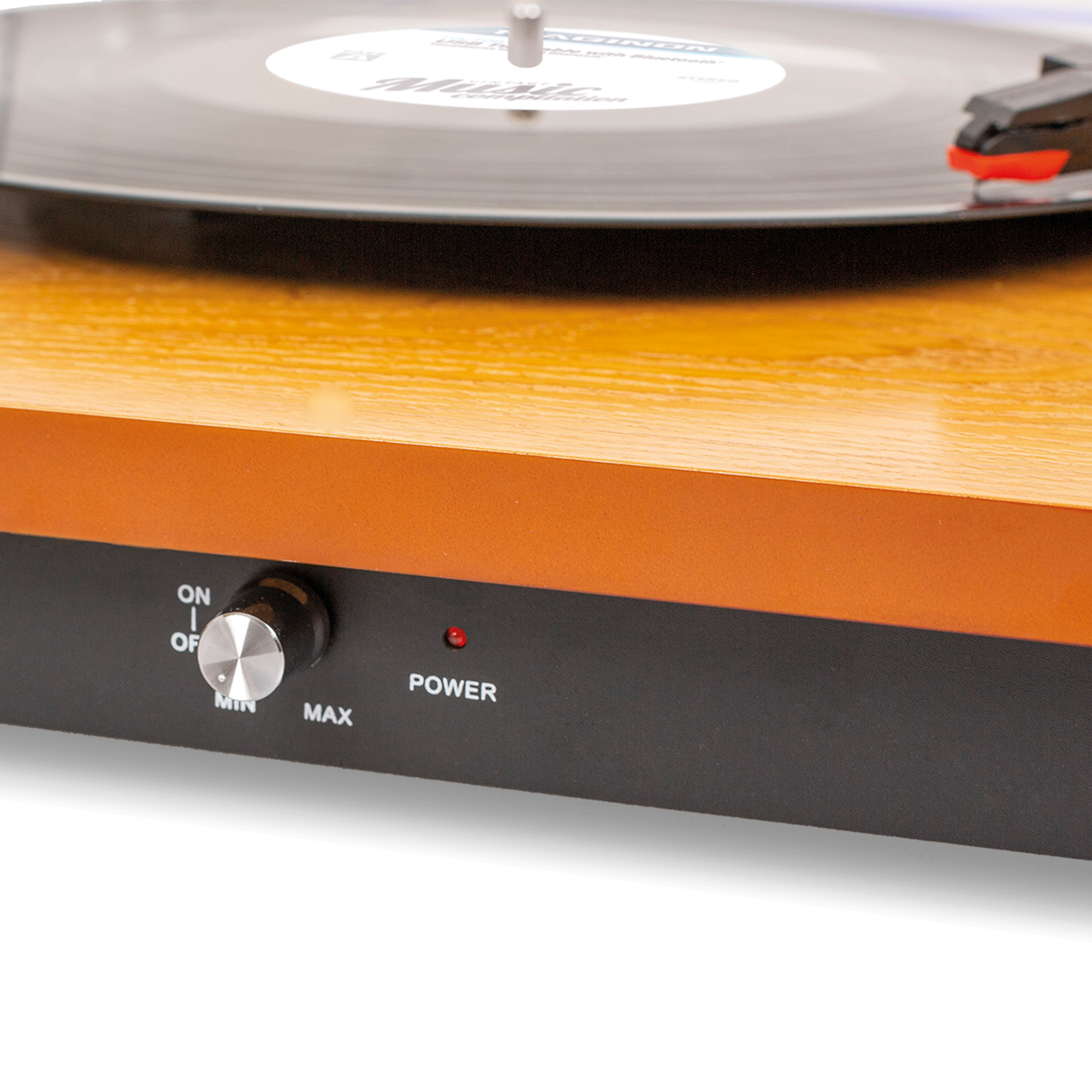 B-goods:record player HS-T08 - Brown