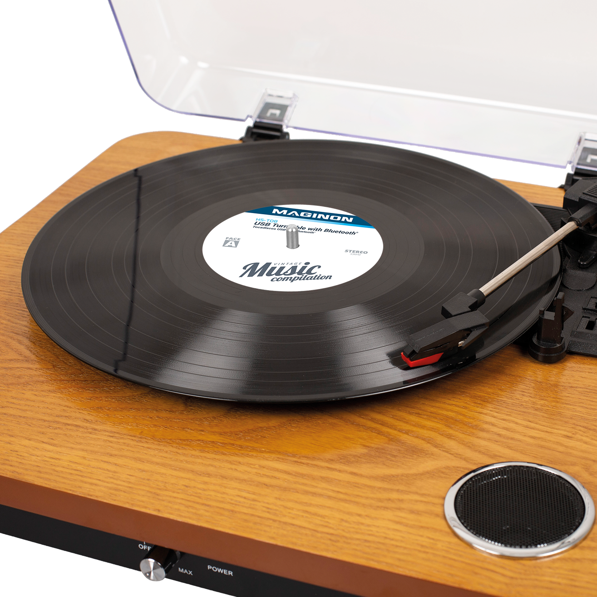 B-goods:record player HS-T08 - Brown