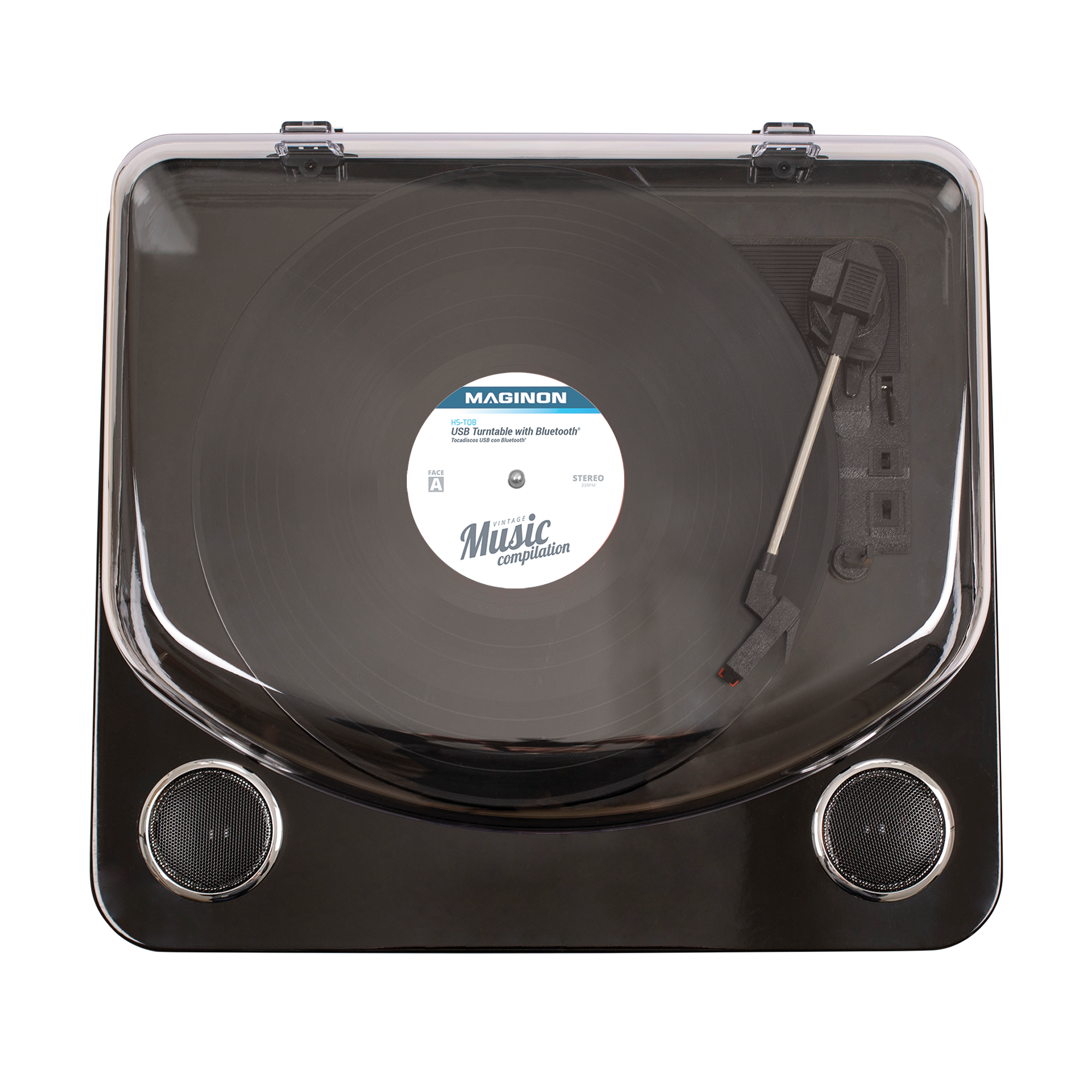 B-goods:record player HS-T08 - Brown