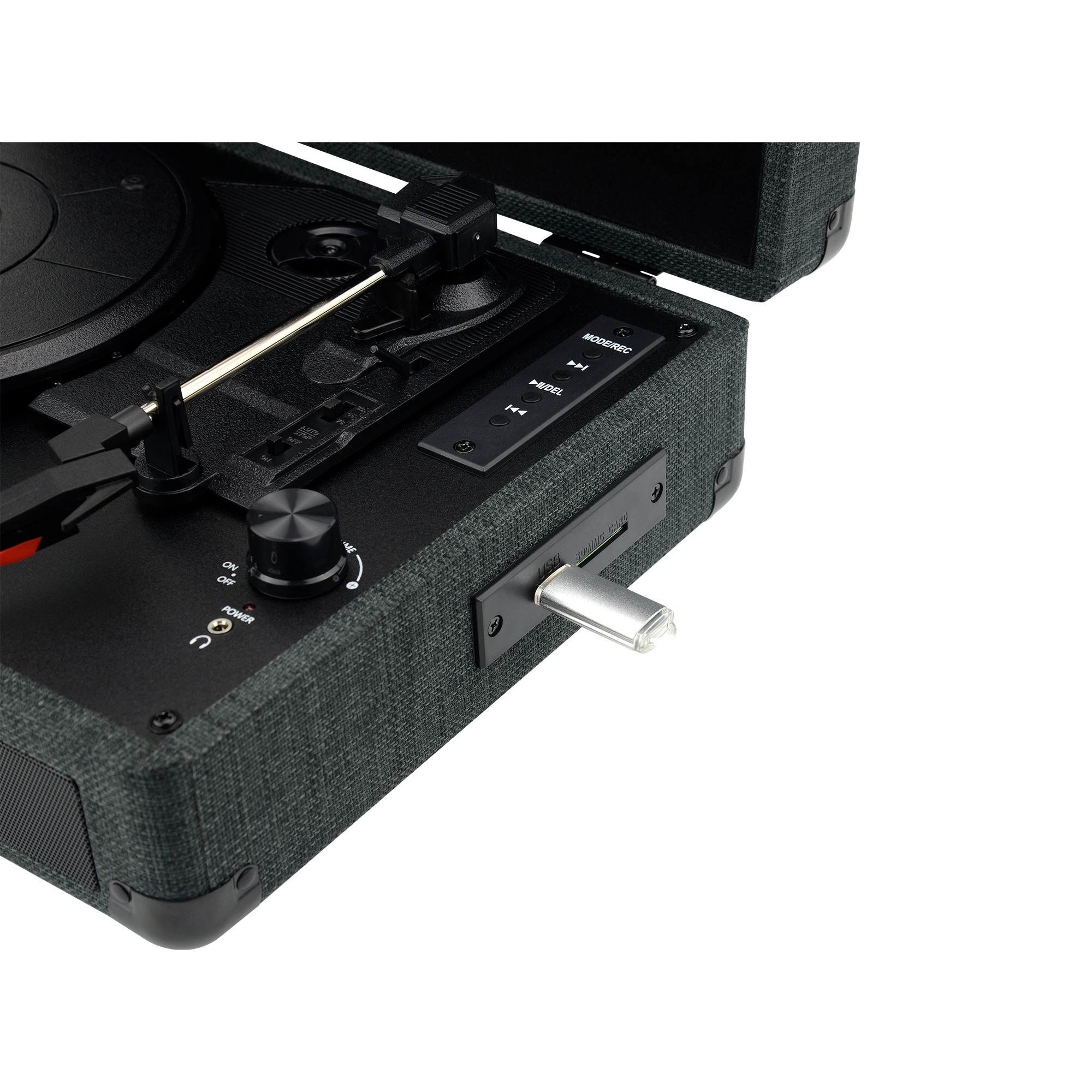 B-stock:RRP-1 retro turntable - black