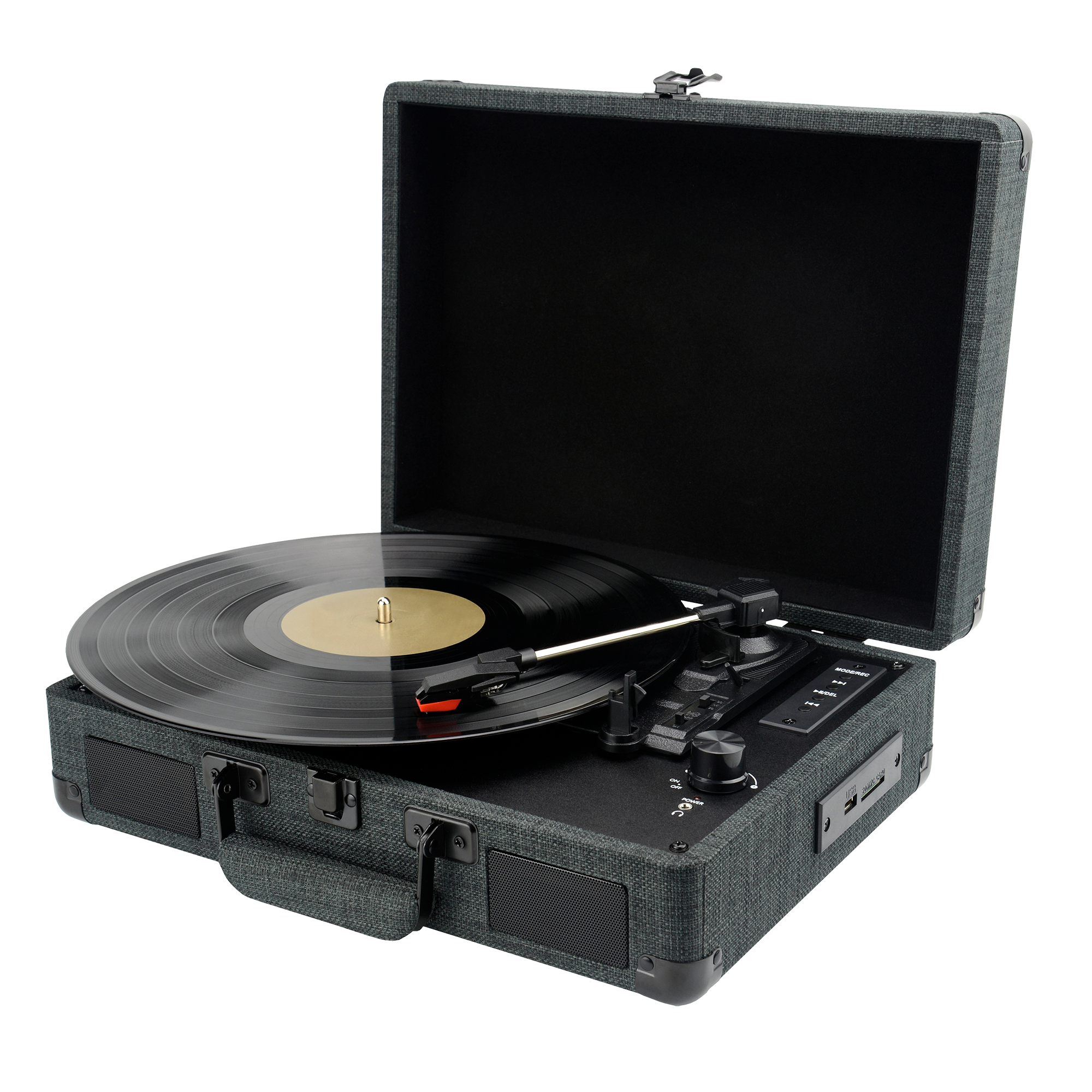 Retro turntable RRP-1 – Bluetooth, USB & SD cards, Direct digitization