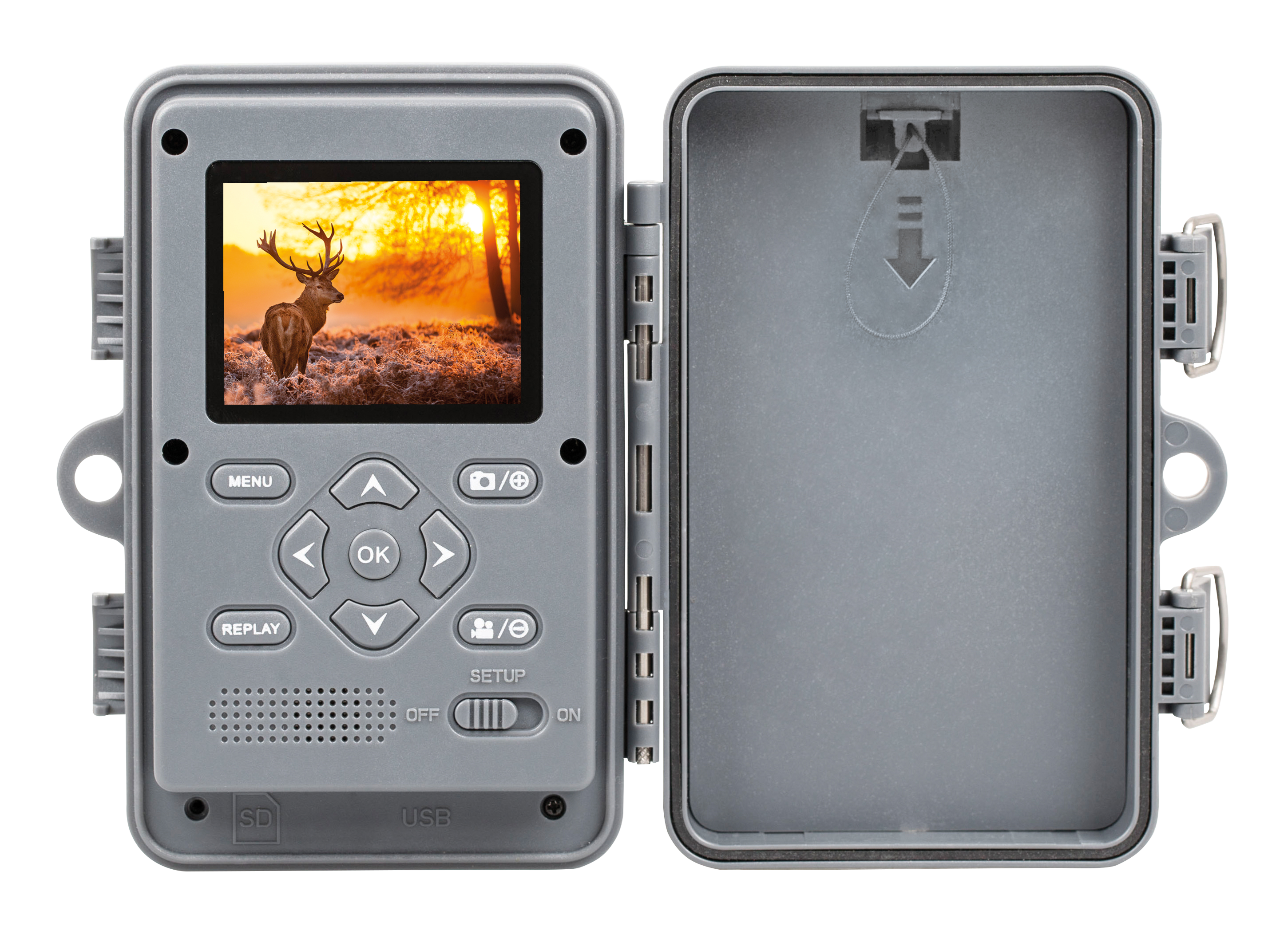 B-Ware: Wildkamera WK-4 HDW WiFi Grau