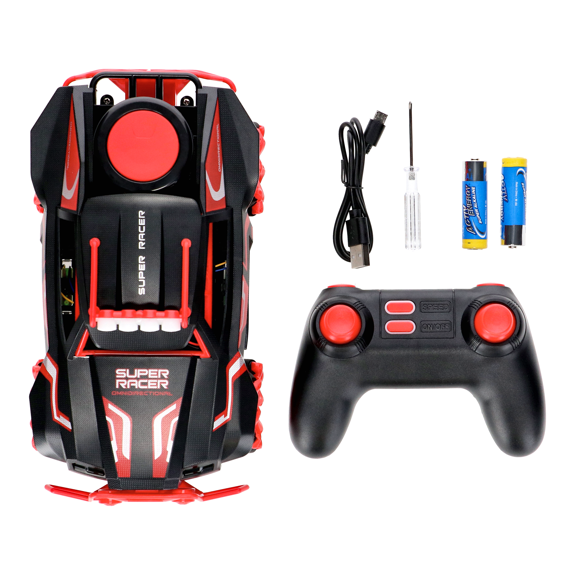 B-Ware: Ferngesteuertes Auto RCC-1 - Schwarz/Rot